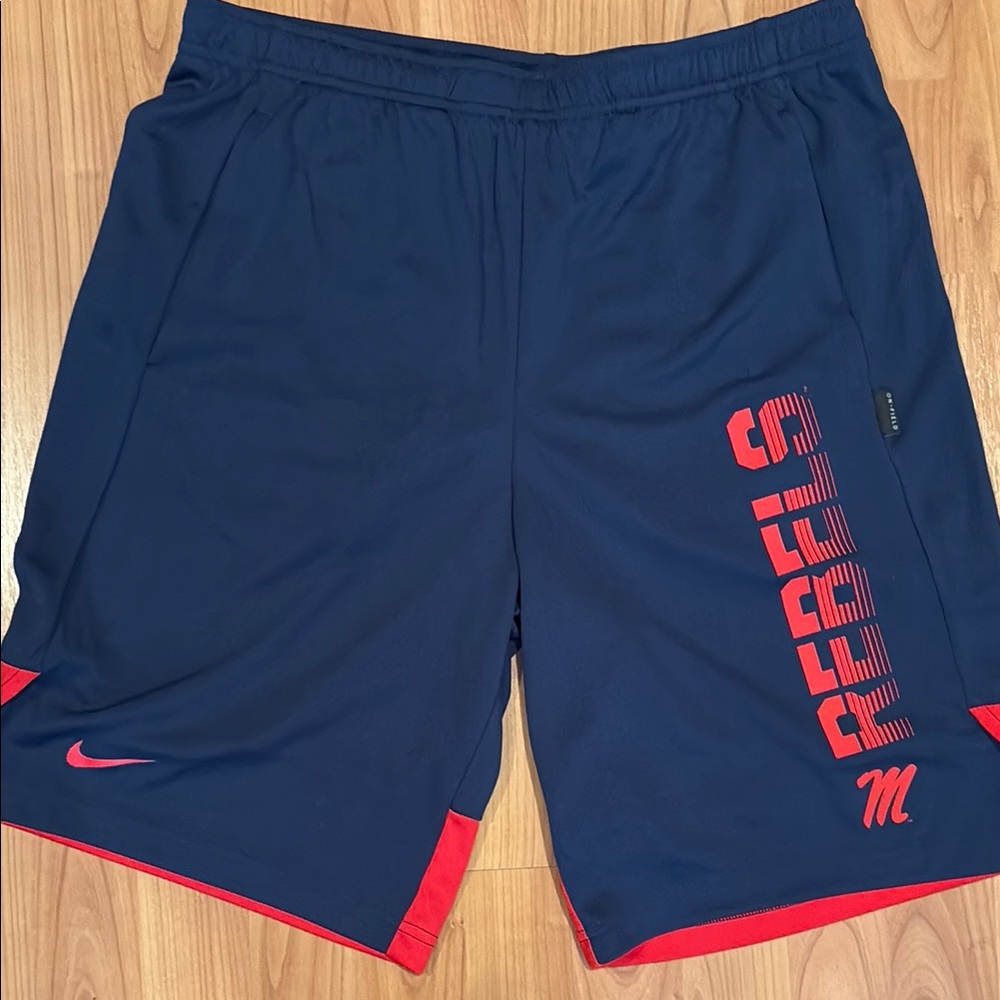 Ole Miss navy nike shorts